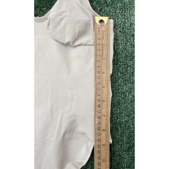 Mirity Body Compression Leotard White Cream Sleeveless Stretch NWT Size 2XL - Picture 9 of 13